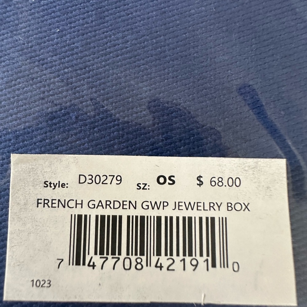 Brighton French Garden Jewelry Box in Blue - Picture 6 of 6